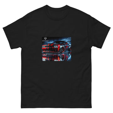 Red and Black Challenger Men's classic tee