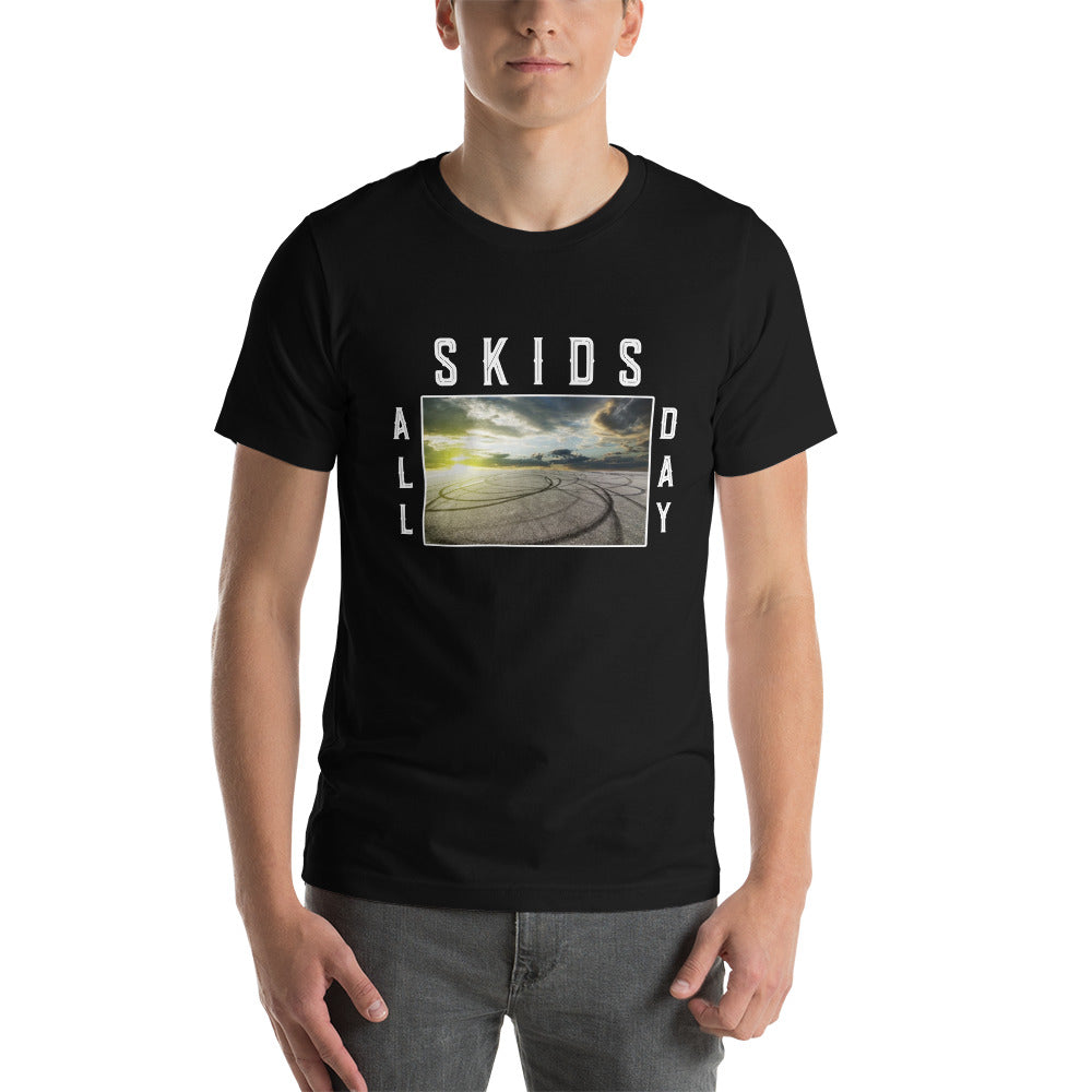 "Skids All Day" Unisex t-shirt Motogeniks