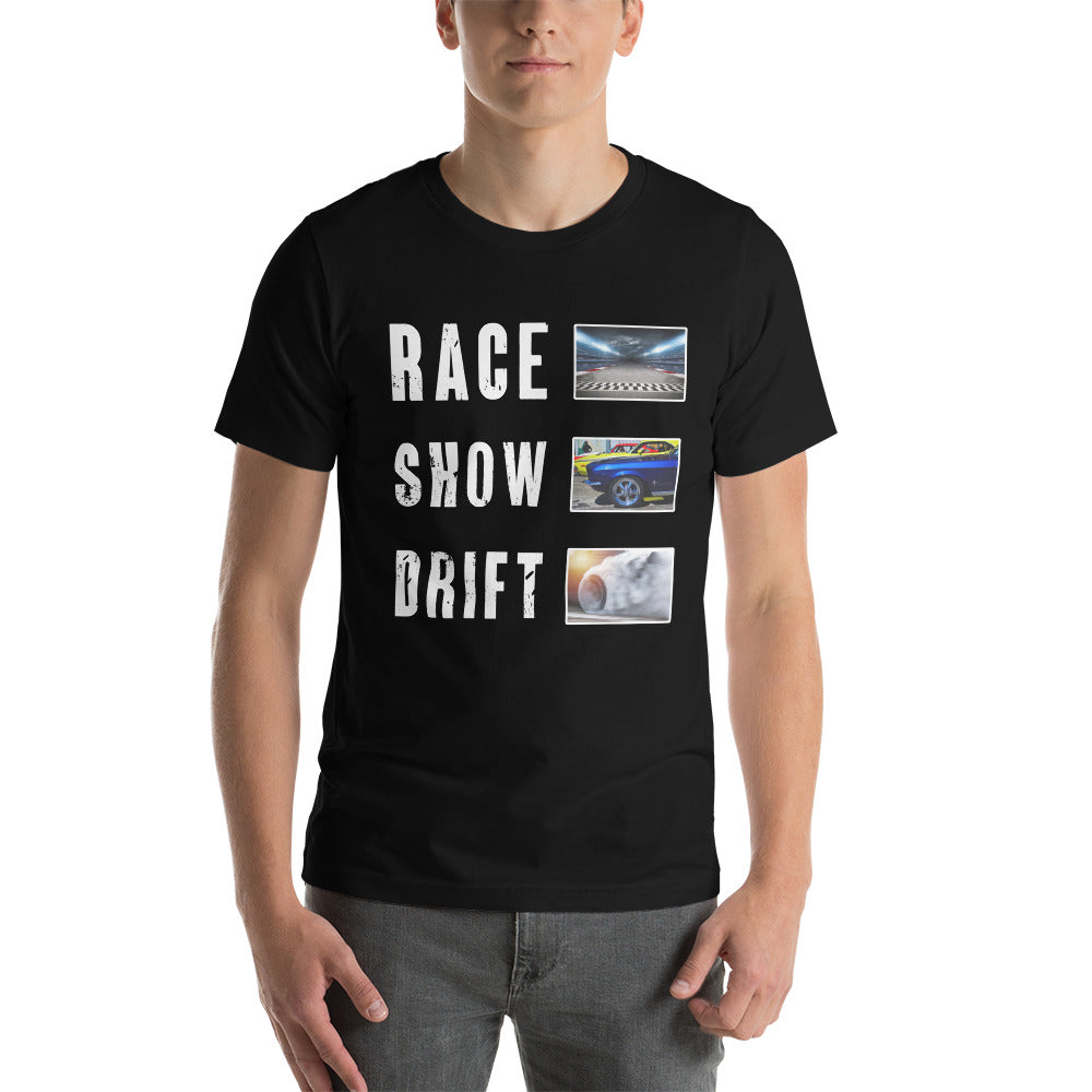 "Race Show Drift" Motogeniks Unisex t-shirt