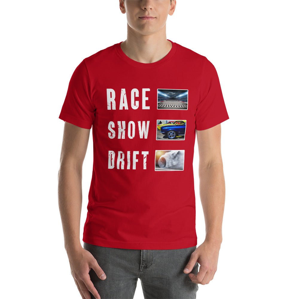 "Race Show Drift" Motogeniks Unisex t-shirt